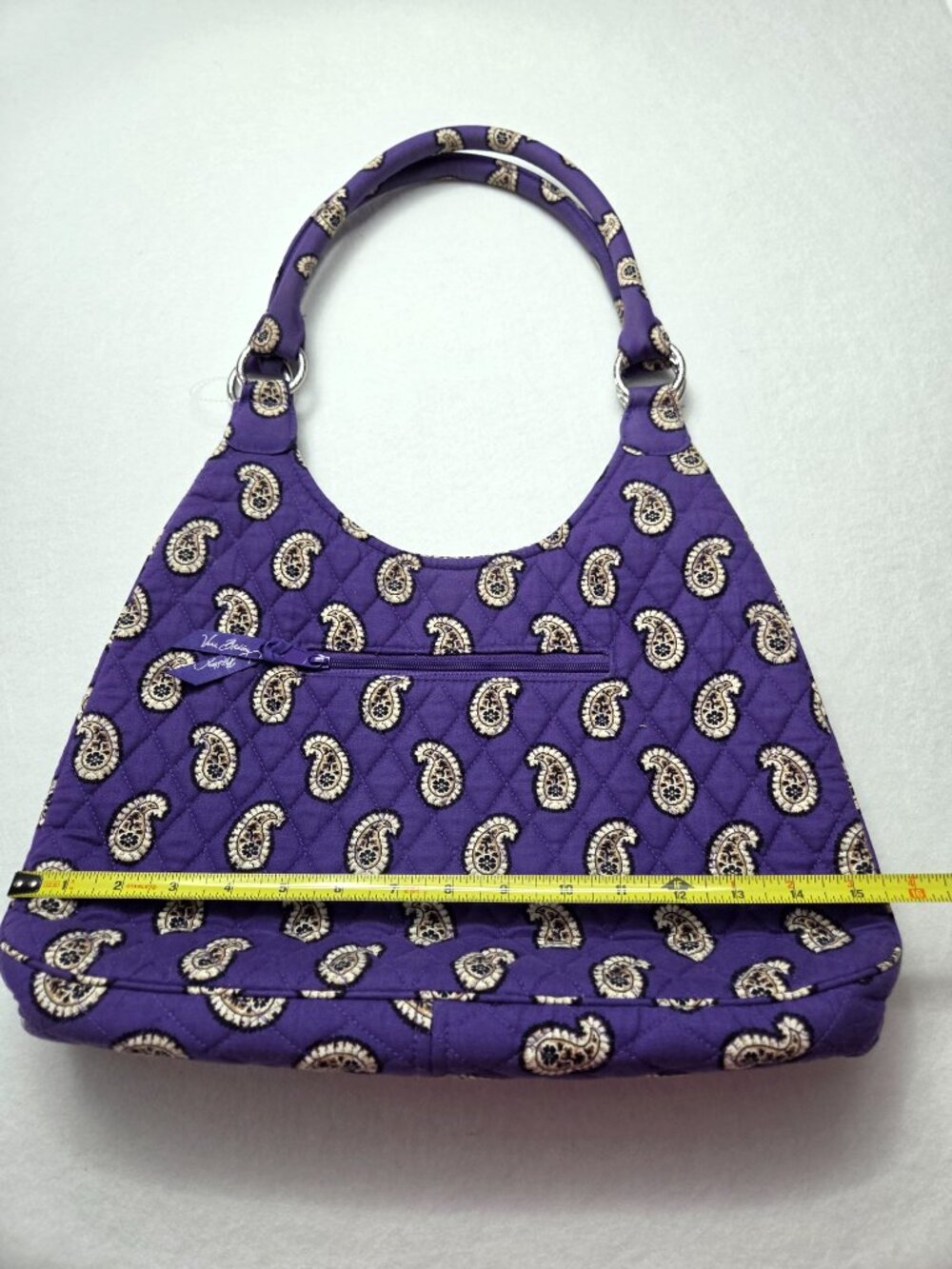 Vera Bradley Simply Violet Purple Punch Paisley hobo bag purse - Picture 6 of 12